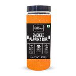 Chef Urbano Smoked Paprika Rub 210g | From freshly dried Pimentos | 100% Pure | No artificial colours, flavours, fillers or preservatives | Cold-smoked for smoky flavour | Garnish, Season, Spice Rubs and Marinades