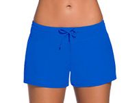 Sythyee Women's Swim Boardshorts Tankini Boyshorts Beach Bottom Swimsuit Built in Briefs Royal Blue Size M