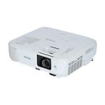 Epson EB-W49-3LCD projector - portable - 3800 lumens (white) - 3800 lumens (colour) - WXGA (1280 x 800) - 16:10 - LAN - white