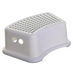 Dreambaby - Toddler Step Stool With Non Slip Base, Kids Step Stool for Bathroom, Potty Training and Kitchen - Grey Dots