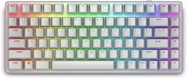 Dell Alienware Pro Tri-Mode Wireless Gaming Keyboard – US Linear Mechanical Switches, 2.4G/Bluetooth/USB, Per-Key 16.8M RGB, Programmable Keys, Lunar Light