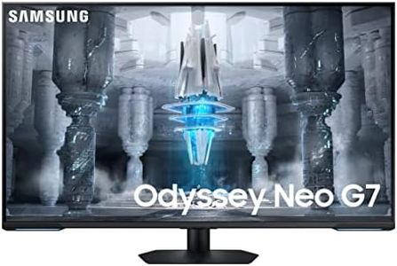 Samsung Monitor Gaming Odyssey Neo G7 (S43CG700), Flat, 43'', 3840x2160 (UHD), 16:9, HDR10+, VA, 144Hz, 1ms (MPRT), Freesync Premium Pro, HDMI, DP, USB, Ingresso Audio, WiFi, Bluetooth, Casse