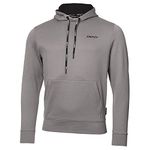 DKNY Mens Performance Hoody - Silver Grey Marl - S