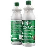 Slug & Snail Barrier Powder 400g - Diatomaceous Earth Slug Killer - Extended Plant Protection - Effective Repellent for Gardens & Homes - User-Friendly Puffer Bottle for Precise Application