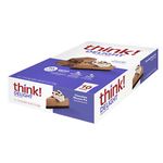 Think! Delight, Keto Protein Bars, Healthy Low Carb, Gluten Free Snack - Chocola