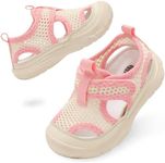 BARERUN Toddler Water Sandals - Kids Swim Shoes, Pink, Size 9