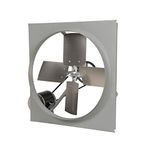 TPI Corporation CE-24-B Commercial Exhaust Fan – Single Phase 24" Diameter, 120 Volt Industrial Fan for Ventilating Interiors. Bathroom Vent Fan