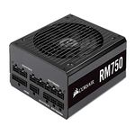 Corsair RM Series, RM750, 750 Watt, 80+ Gold Certified, Fully Modular Power Supply, Microsoft Modern Standby