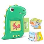 Talking Flash Card Learning Educational Toy, 224 Words 112 Double Sided Dinosaur Montessori Toys, Preschool SensoryToys For 1-6 Years Old Toddlers, Birthday Gift for Kids