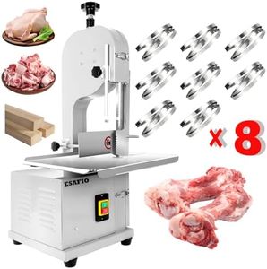 2000W Commercial Meat Band Saw – Energy-Saving Electric Stainless Steel Vertical Bone with 8 Bonus Blades (2000W)