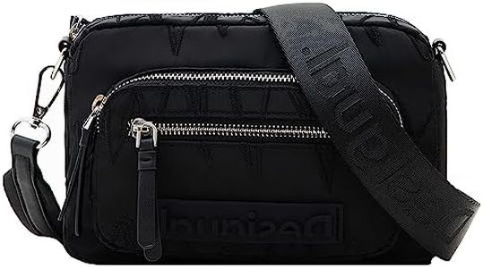 Desigual, BAG_B-BOLIS_CAMBRIDGE 2000 BLACK Donna, Nero, taglia unica