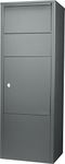 BARSKA CB13256 Large Package Delivery Parcel Mail Drop Box for Porch Grey, 10.5" x 15.4" x 41.5"