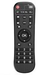 Replacement Remote Control with Learning Function for Android TV Box, Controller for MXQ MXQ Pro hk1 Boxhk1 Max hk1 Rbox x96mini X96 x96max x96max+ T95M T95N T95Q T9 T95X H96 H96 pro+ H96max