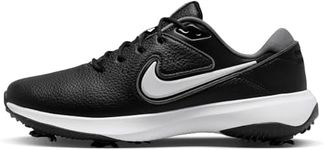 Nike Victory Pro 3 Men's Golf Shoes (DV6800-010, Black/White-Smoke Grey) Size 11