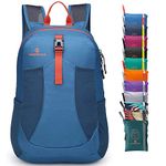 sinotron Ultra Lightweight Packable Backpack Travel Hiking Small Daypack -Foldable Day Pack for Travel Camping Outdoor (Blue)