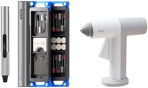 HOTO Cordless Hot Glue Gun Bundle with HOTO SNAPBLOQ™ R-A04 Mini Cordless Rotary Tool Kit