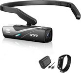 Ordro EP8 4K Camcorder Video Camera Head-Mounted Camera, 1/2.8”CMOS, 7P Optical Lens, 130 Degree Wide Angle, Type-C Charging, Support APP Control with Remote Control