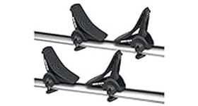 Rhino Rack Nautic 570 Side Loading SUP or Kayak Carrier with Tie-Downs & Universal Roof Rack Mounting System; Large Padded Cradles for Gentle Watercraft Transportation, Black (570)