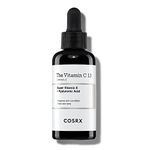 COSRX Pure Vitamin C 13% Serum with Vitamin E & Hyaluronic Acid, Brightening & Hydrating Facial Serum for Fine Lines, Uneven Skin Tone & Dull Skin, 0.67fl.oz/20ml, Animal Testing-Free, Korean Skincare