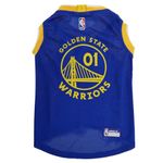 Pets First NBA Golden State Warriors Basketball Pet Jersey, X-Large