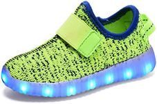 Kids Light Up LED Shoes USB Charging 7 Colors Flashing Luminous Fashion Sneakers (Little Kid/Big Kid)