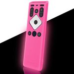 LEFXMOPHY XR16 Remote Case for Xfinity Comcast XR16 Voice Remote Control for Flex Streaming Device Hot Pink Protector Glow in Dark