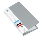 Skrill Business Card Holder, Visiting, Credit, Debit, Business, ID Card Holder/Organizer - 240 Cards (Grey)