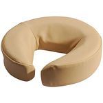 Master Massage Face Down Face Cushion Face Pillow Massage Table Couch Headrest Support, Cream