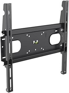 Meliconi SlimStyle Plus Space System Flat 400XL – Support Mural Fixe pour téléviseurs à écran Plat de 32" à 82", VESA 200-300-400 mm. Noir