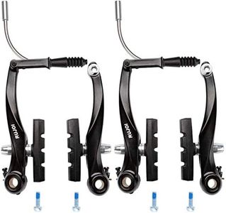 RUJOI Bike Brakes Set,Mountain Bike V Brakes Type,V-Brake Replacement Set for MTB, Road Bike,BMX,E Bike Black (2 Pack)