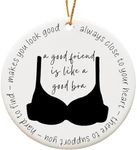 Friends Christmas Ornaments, BFF, Besties Christmas Keepsake Gifts for Women Good Friends, Christmas Tree Hanging Ornament