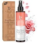 Rose Water Face Mist with Witch Hazel & Cucumber - USA Made with Natural & Organic Ingredients, Hydrating Rose Water for Face, Facial Spray, Eau de Rose Pour Le Visage