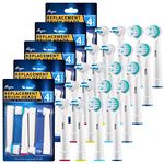 Replacement Brush Heads for Oral B Braun Ortho & Power Tip Generic Replacement Toothbrush Head- 20 Pack of Compatible OralB Braun Electric Toothbrush Heads for Braces and Orthodontic Work