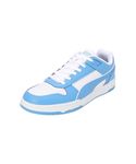 Puma Mens Court Shatter Low White-Regal Blue Sneaker - 9 UK (39984403)