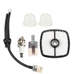 Repower Fuel System Maintenance Tune-Up Fuel Line Grommet Air Filter Kit for Echo Weed Eater String Trimmer GT-200i GT-200R PE-200 PPF-210 PPF-211 SRM-210 SRM-210i SRM-210SB SRM-210U SRM-211 SRM-211i