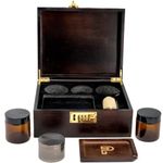 Stash Box with Smoking Accessories : Grinder, Rolling Tray, 2 Smell Proof Jars + More Accessories for Smoking- Rolling Box - Smoking Box -UK Seller