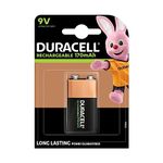 Duracell 9 V Rechargeable Batteries (Pack of 1), 9 V 170 mAH, Long Lasting Power