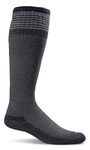 Sockwell Women's Elevation Firm Graduated Compression Socks, Black Solid Medium/Large