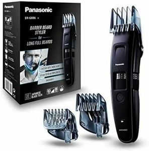 Panasonic - Personalcare ER-GB86-K503 | Tondeuse barbe - Spécial barbes longues 58 Réglages 3 accessoires 50 min d'autonomie Charge en 1 heure Wet & Dry Moteur Torque Noir