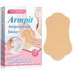 Armpit Antiperspirant Sticker 28Pcs: Sweat Pads for Women and Men, Comfortable Underarm Sweat Pads Non Sweat Armpit Protection