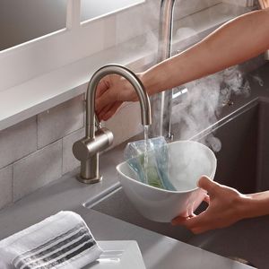 InSinkErator Hot Water Dispenser – Satin Nickel Finish
