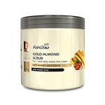 Corlin Fair Glow Gold Almond Scrub 800g | Multipurpose : Face, Neck, Hands, Feet & Body | For Men & Women