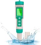 PH Meter, 4-in-1 PH/TDS/EC/Temperature Water Quality Tester, LCD Green Backlight Display Water Quality Tester for Aquarium/Hydroponics/Drinking Water/Pool/Pond