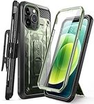 SupCase Outdoor Case for iPhone 13 Pro Max (6.7 Inch) Mobile Phone Case 360 Degree Case Bumper Protective Cover [Unicorn Beetle Pro] with Screen Protector 2021 (CamoGrass)