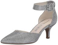 Anne Klein Women’s Fabulist Comfortable Fashion Pump, Silver, 9.5