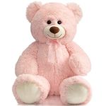 HollyHOME Teddy Bear Plush Giant Teddy Bears Stuffed Animals Teddy Bear Love 36 inch Pink