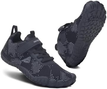 Impakto Barefoot Rooted Big Toe Box - Cross Training, Gym, Running, Walking Shoes for Men AS3211 Black