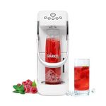 Spärkel Beverage System | White Sparkling Water Maker | No CO2 Tank Needed | Carbonated Water Machine that Uses Fresh, Natural Ingredients | Soda Streaming Machine | 5 Unique Carbonation Levels