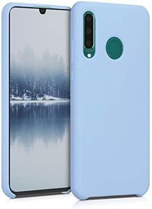 kwmobile Case Compatible with Huawei P30 Lite Case - TPU Silicone Phone Cover with Soft Finish - Light Blue Matte