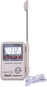 Thermocare Multi Stem Digital Thermometer with External Sensing Probe and Portable LCD Digital